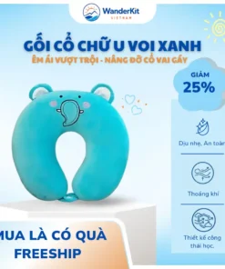 Gối Cổ Chữ U - Êm Ái 360°, Tận Hưởng Mọi Hành Trình