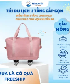 Alternative view of Túi Du Lịch WanderKit 2 Tầng Gấp Gọn - Giải Pháp Linh Hoạt Cho Chuyến Đi Ngắn Ngày