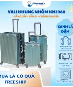 Cơ hội sở hữu vali kéo du lịch giảm giá sâu cực hời! Khám phá bí quyết săn deal hành lý chất lượng cao, bảo hành dài hạn ngay tại Wanderkit Việt Nam.